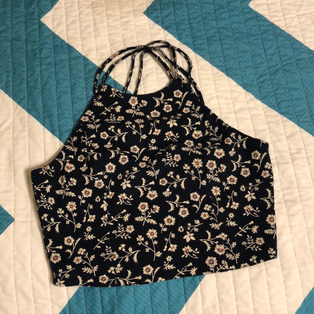 Hollister Floral Crop Top